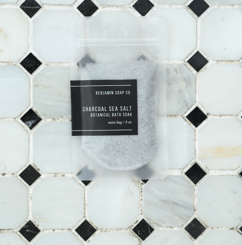 Charcoal Sea Salt Botanical Bath Soak