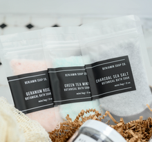 Load image into Gallery viewer, Charcoal Sea Salt Botanical Bath Soak
