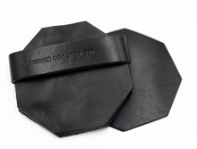 Load image into Gallery viewer, Black Leather Coasters
